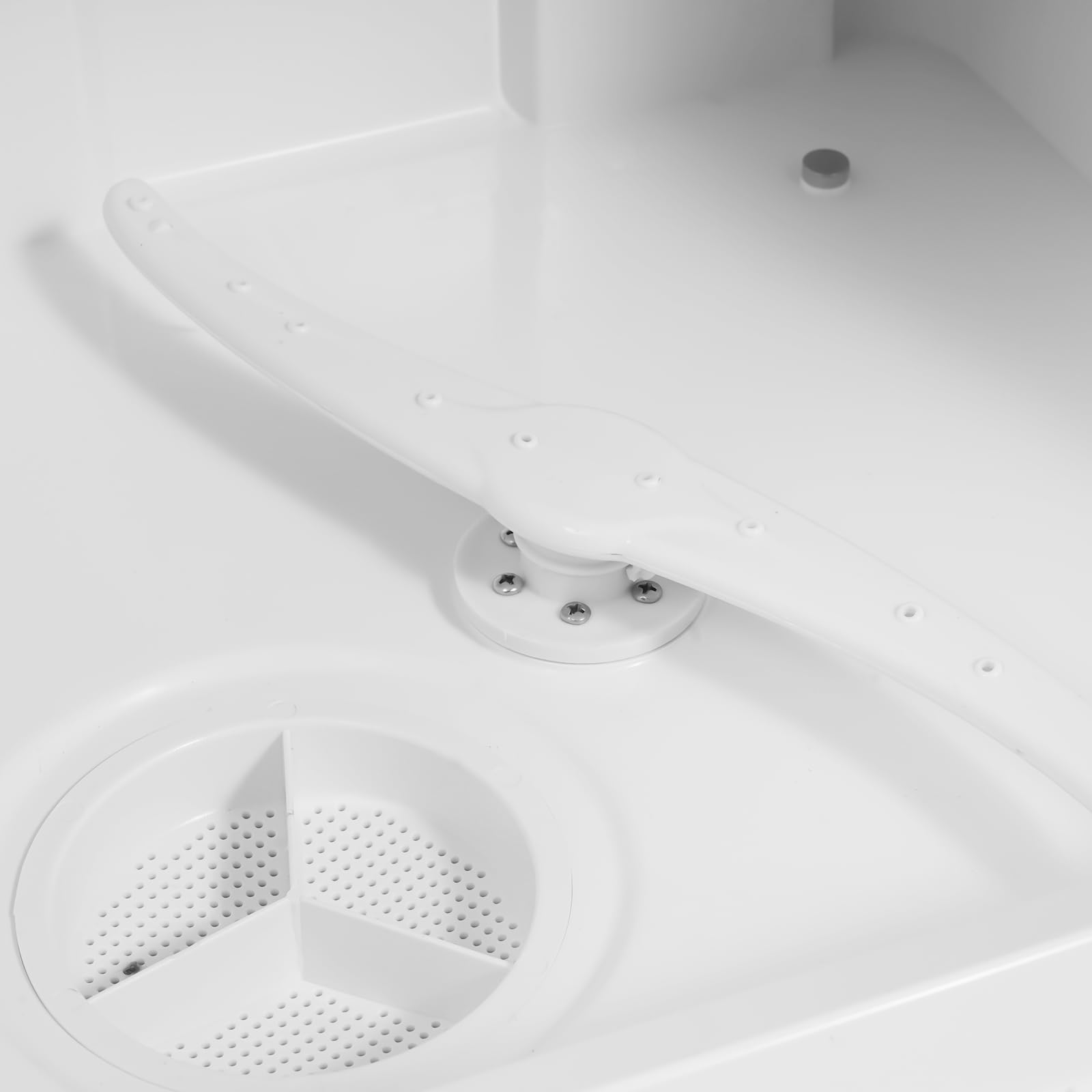 Tischgeschirrspüler, Mini Geschirrspüler mit und ohne wasseranschluss verwendbar,Touch Control, 45 cm breit,Platz für 4 Maßgedecke, Mini Geschirrspüler für Wohnungen, Schlafsäle und Wohnmobile