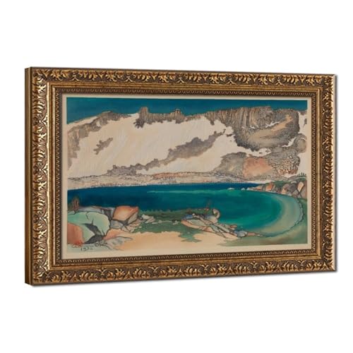 Toile de scène de montagne japonaise paysage haute Sierra WCYB décoration murale bureau