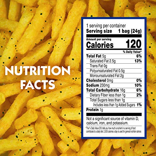 Andy Capp's Cheddar Flavored Fries, 0.85 Oz, 72 Pack #TOP5