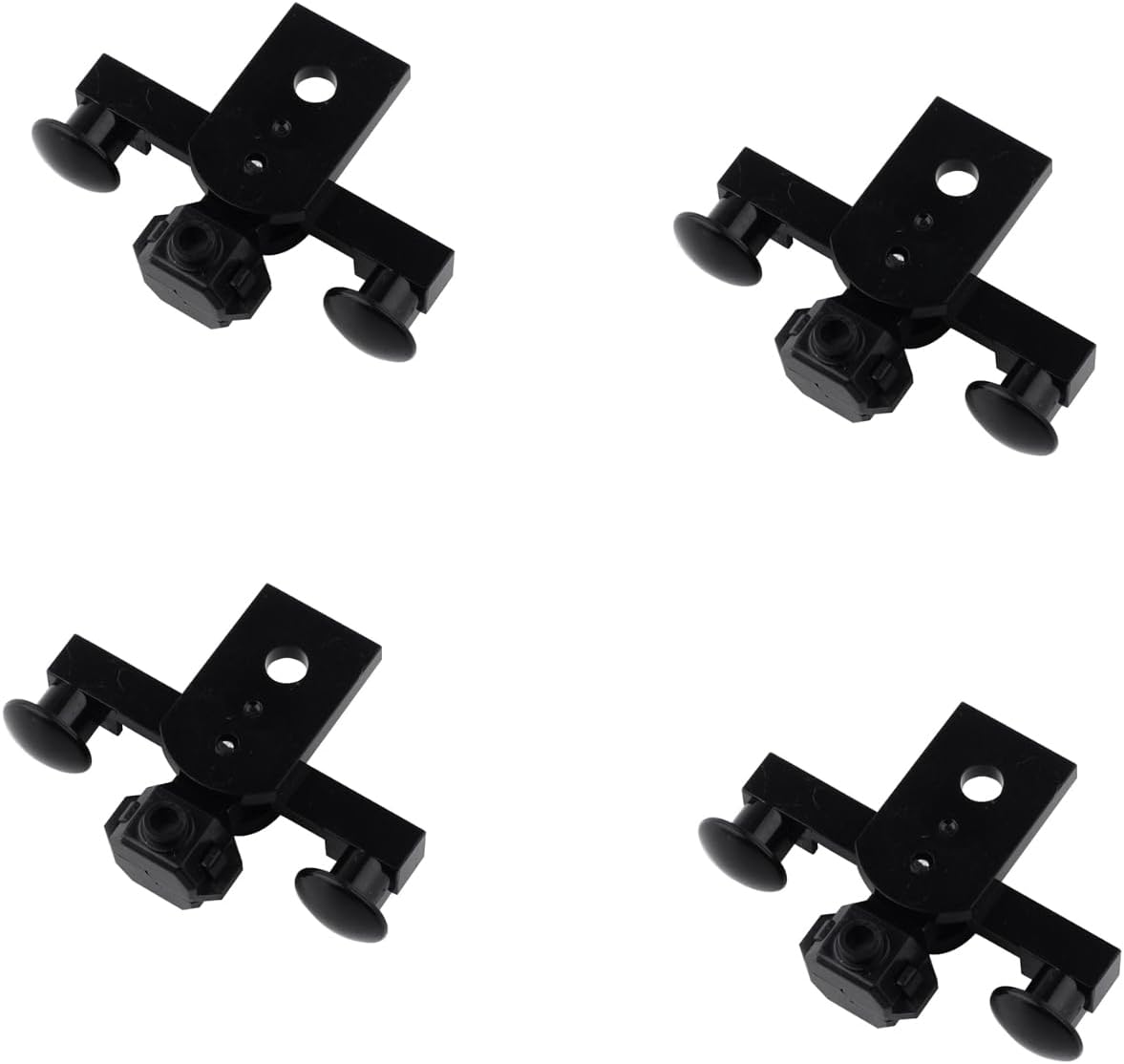 Magnetic Train Connectors 4pcs Building Blocks Compatible Quick-Release Design Magnetic Train Connectors for Movable Joints & Dynamic Assemblies