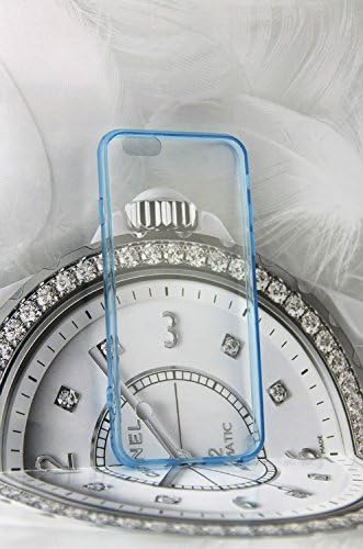 HKLCL iPhone 6 Plus Case, [Scratch Resistant] Halo Series Apple iPhone 6 Plus Case 5.5 inch Resistant Hybrid Clear Case + Cover with TPU Bumpe(Blue)