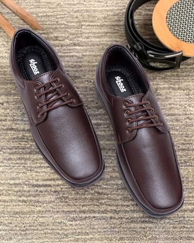 Image of Men's Faux Leather Lace Up Formal Shoes | Office Shoes