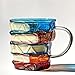 Imagen de 2pcs Taza Con Forma De Libro Pintado