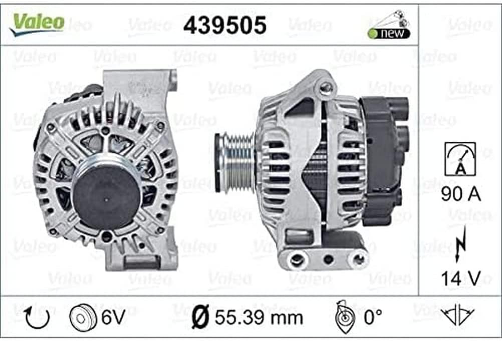 439505 ALTERNATORE VALEO PER MOTORI 1.3 MJT MULTIJET FIAT ALFA FORD LANCIA