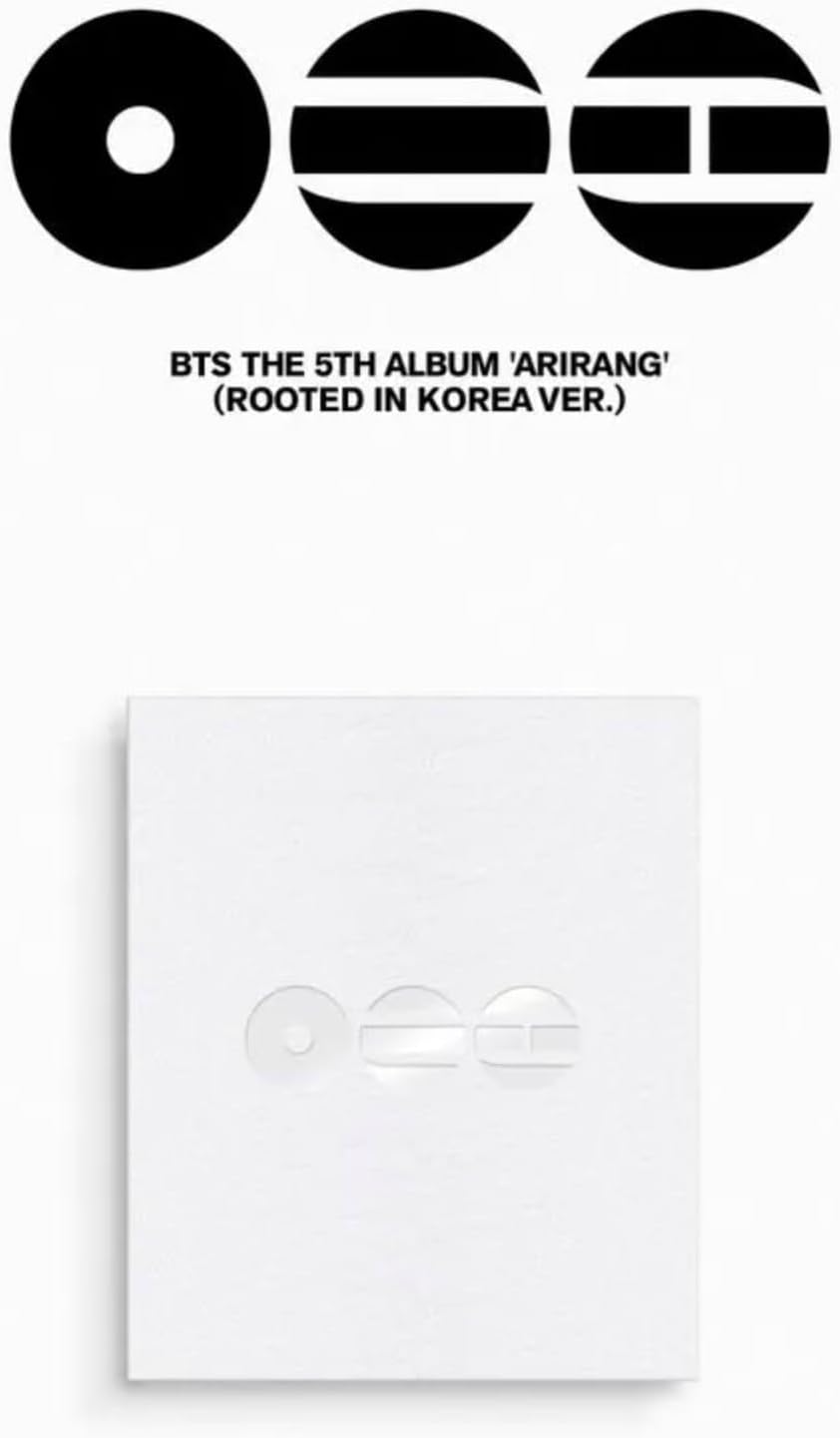 The 5th Album 'ARIRANG' BTS Set Version, Includes Rooted in Korea and Rooted in Music Versions, with Photobook, Photo Card Set, Poster, Badge