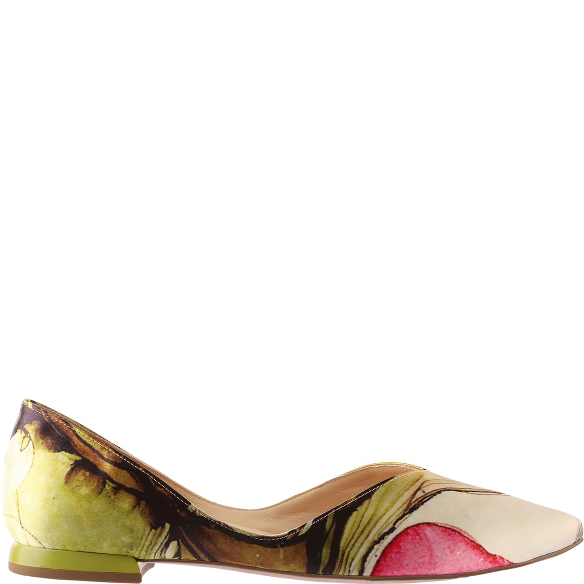HÖGL Women's Basic Ballet Flats, red, 3.5 UK