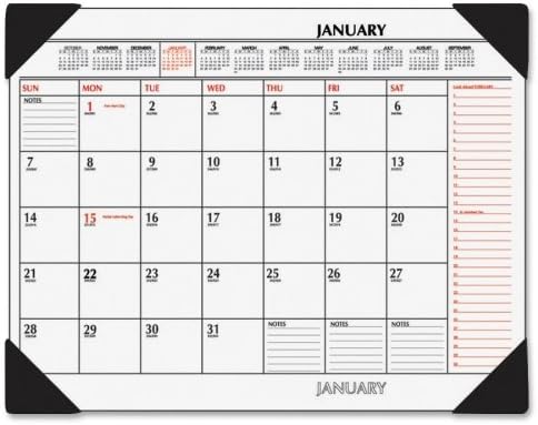 AT-A-GLANCE Two-Color Monthly Desk Pad Calendar - AAGSK117000