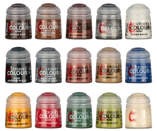 BASE SET OF CITADEL PAINTS