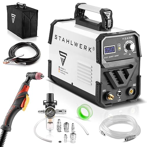 STAHLWERK cortador de plasma CUT 50 ST IGBT de 50 Amperio, potencia...