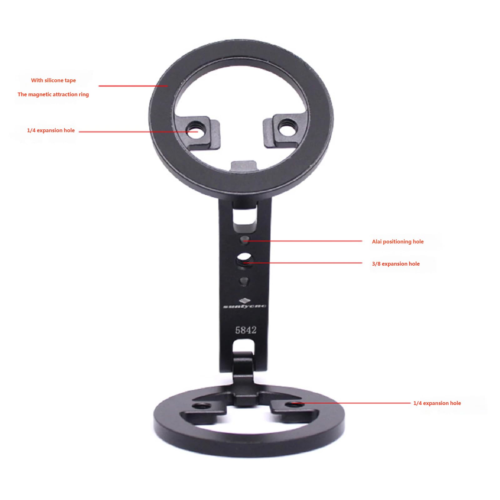 Soporte magnético giratorio para teléfono de coche