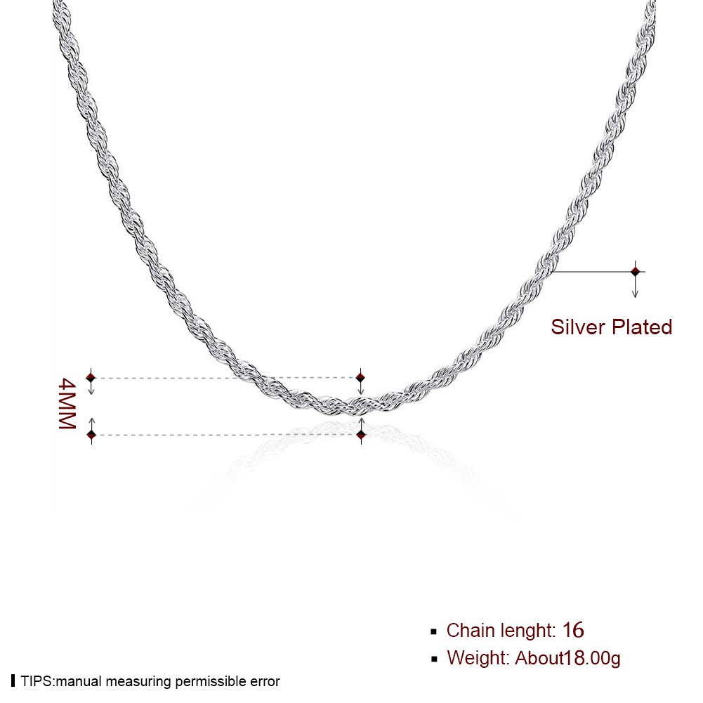Amazon.com: Goldenchen Fashion 925 Jewelry Classic 4mm Distort