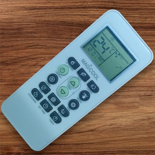 Image of Sanavya AC Remote Control - Compatible Replacement for Split & Window Air Conditioners - Replicates Genuine Remote Functions (Whirlpool Magicool 6th Sense Remote 173)