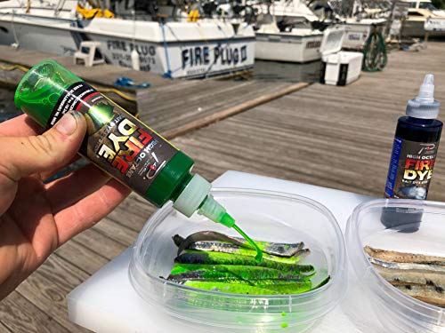 Pautzke's Fire Dye Bait Dye System - Accesorios De Pesca Color Enhancer For Live Fish Bait - Uv Enhanced Fish Attractant For Freshwater & Saltwater - Bait Accessories Fishing Dye - 4 Oz (Chartreuse) #TOP2