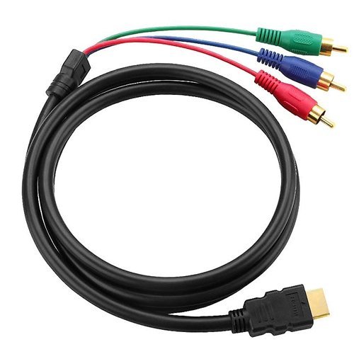 5 Feet Hdmi Male to 3rca 3 RCA Video Audio Av Cable-1.5m