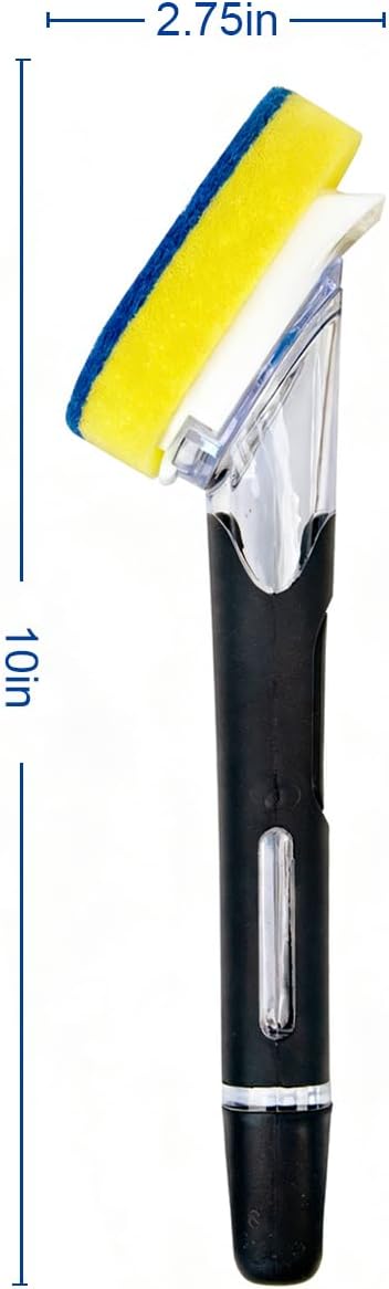 CELOX Dish Wand, Dish Scrubber with Soap Dispenser