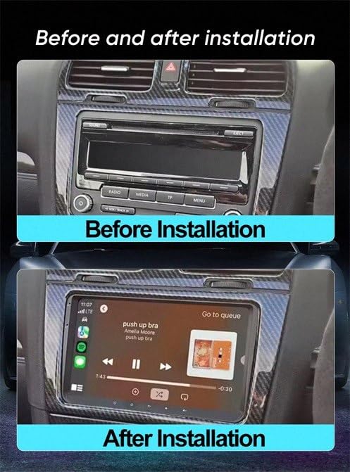 Pantalla Carplay para VW Caddy 2011-2018 multimedia con Android Auto inalámbrico y Bluetooth 4 Nuclear 2