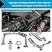 AutoZenith Upgraded Aluminum Coolant Water Pipe Kit Compatible With Jaguar Land Rover 3.0L V6