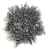 Fituenly Damen-haargummis, Lockig, Kraus, Afro, Kurz, Kunsthaar, Haarknoten, Chignon...