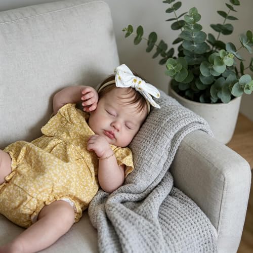Muñeca bebé reborn realista silicona 20 pulgadas miniatura 2