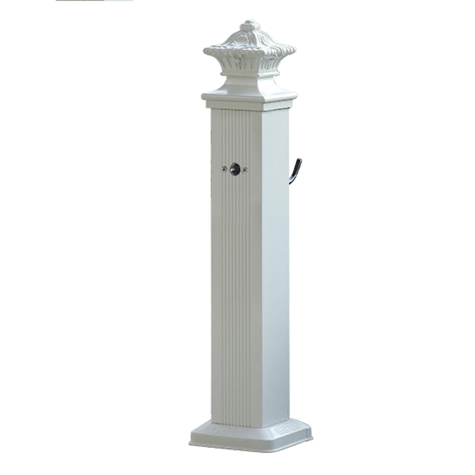 Robinet de Colonne d'eau Extérieure, Colonne d'eau de Jardin Rétro Antigel, Colonne d'eau de Jardin Carrée, Borne D'incendie, Fontaine Résistante Au Gel(Water from Side,114 cm/45 in)