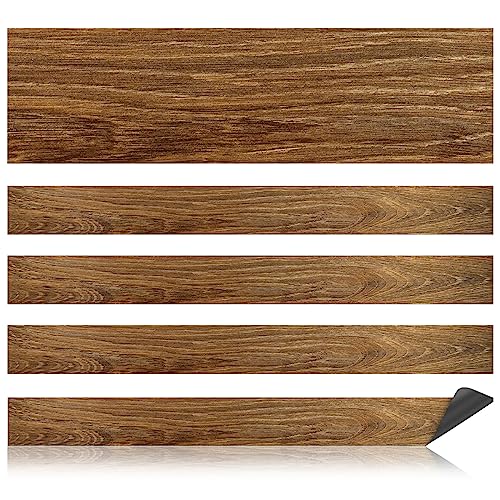 Qeeenar 24 Pcs Magnetic Borders for Classroom Whiteboard Magnetic Strips Bulletin Board Borders School Classroom Chalkboard Trim Decorations(Wood Grain)