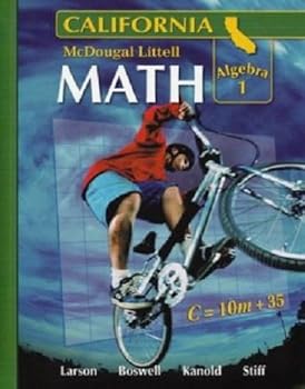 Paperback Mcdougal Littell Middle School Math California Resource Book Chapter 10 Course 1 Book