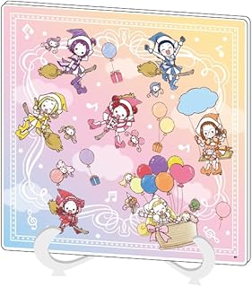 Ojamajo Dokka! 09 Group Design [Graph Art Illustration] Acrylic Art Board