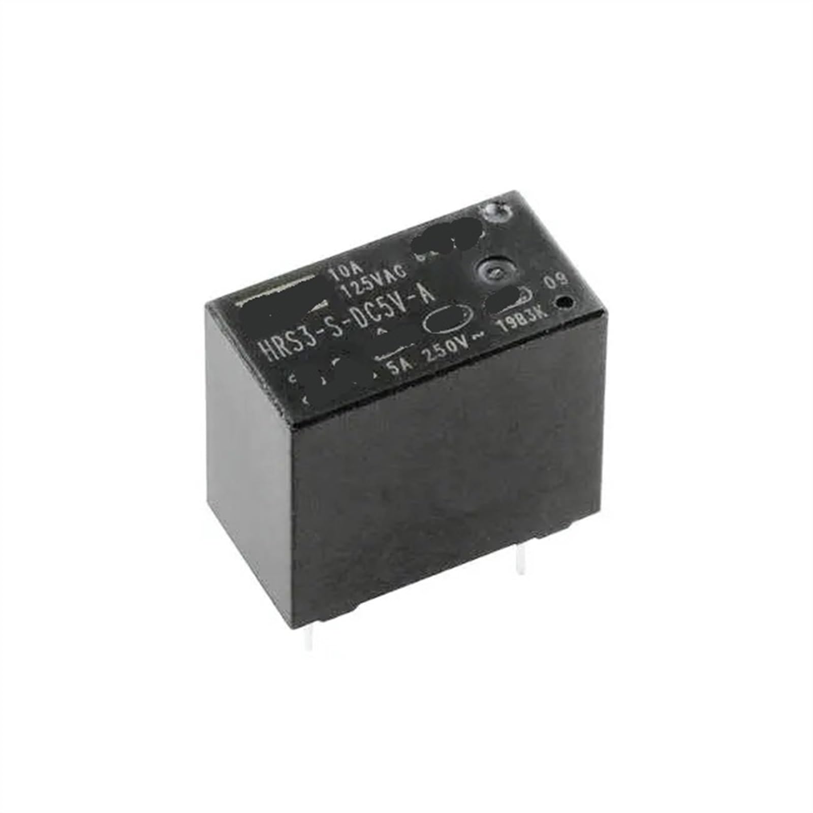 Relé HRS3-S-DC5V-A de 4 pines y 10A para control de circuitos de baja tensión 8