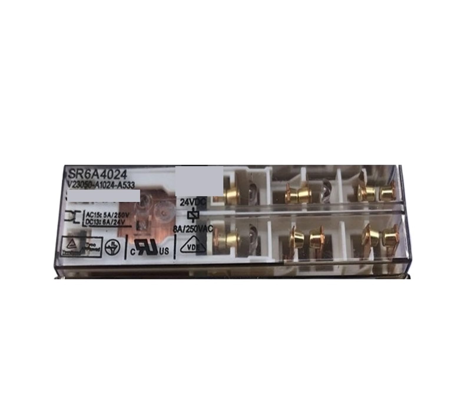 Relais SR6A4024 de précision V23050-A1024-A533 24V avec contacts robustes 8A 14 PIN
