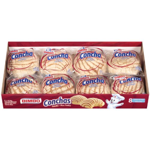 Bimbo Vanilla Conchas - 8 ct.
