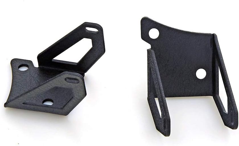 SXMA JK A-Pillar Windshield Hinge Mount Brackets for Mounting Auxiliary Off-Road LED, HID, or Halogen Fog and Work Lights to 2007-2017 Je ep W rangler JK