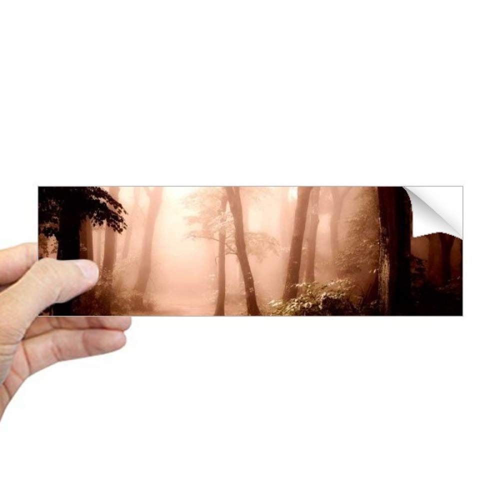 Sticker rectangulaire de foresterie rouge foncé pour réchauffer le salon
