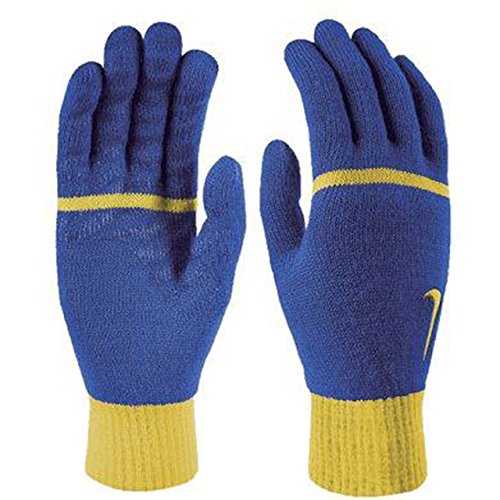 NIKE ユース ストライプニットテック&グリップグローブ CW3012-492F ゲームロイヤル/ツアーイエロー