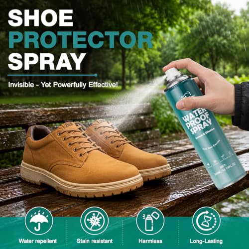 Goshiny Shoe Protector Spray 10.15OZ Rain & Stain Nano Protection - image 2