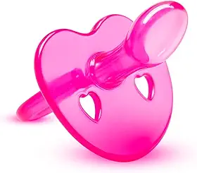 Chupeta Silicone Orto Conforto Calmante Livre De Bpa Tam 2 (Rosa 1 Unidade)