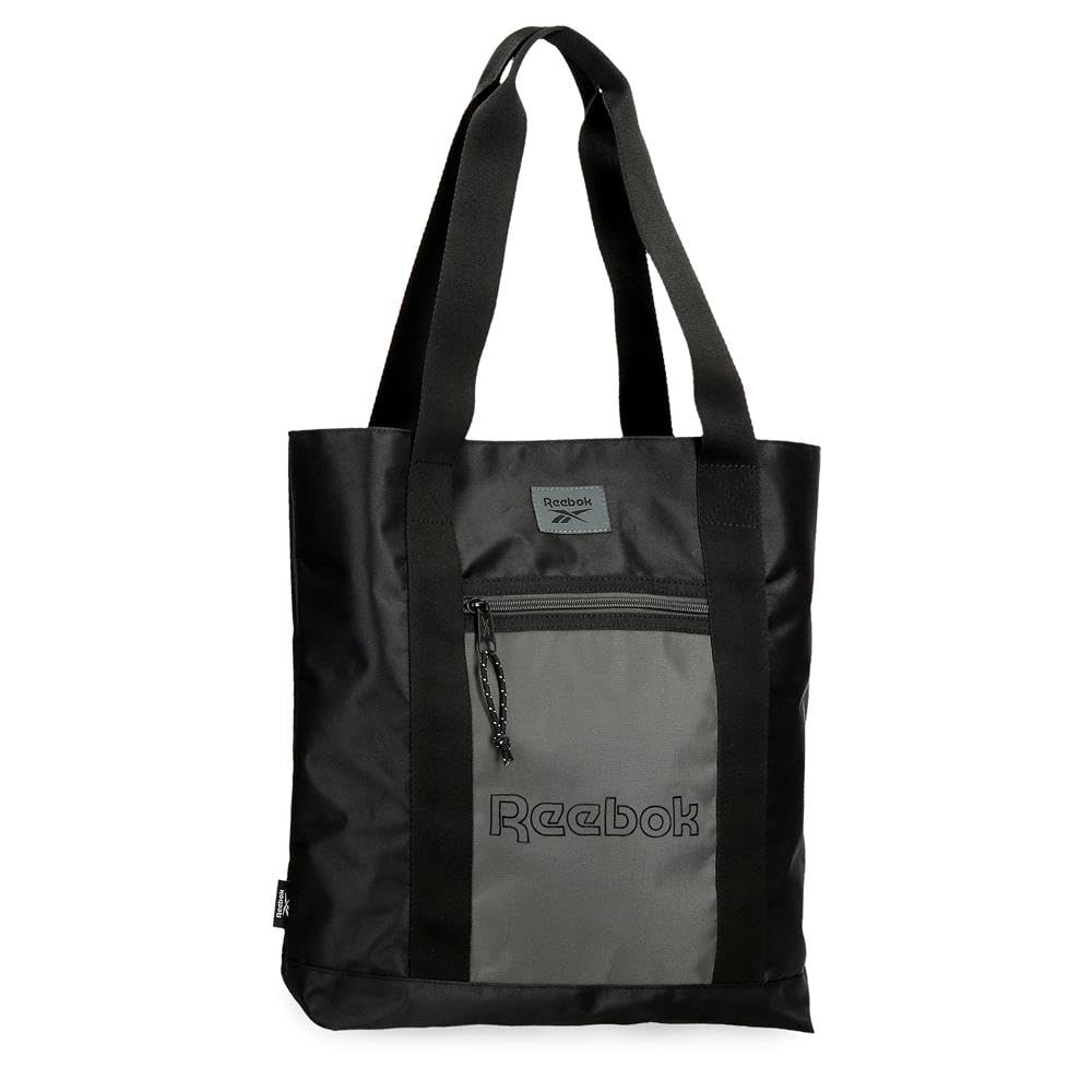 Reebok Arlo Black Shopping Bag, 35 x 46 cm, polyester, by Joumma Bags