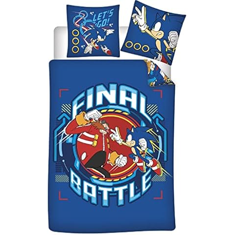 AYMAX Sonic The Hedgehog Bed Linen Set Cover