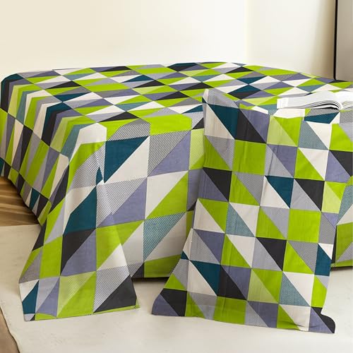 Image of Weave & Decor Cotton Bedsheet for Single Bed 90x60 Inches Soft and Breathable, Includes 1 Pillow Cover 20x30 Inches