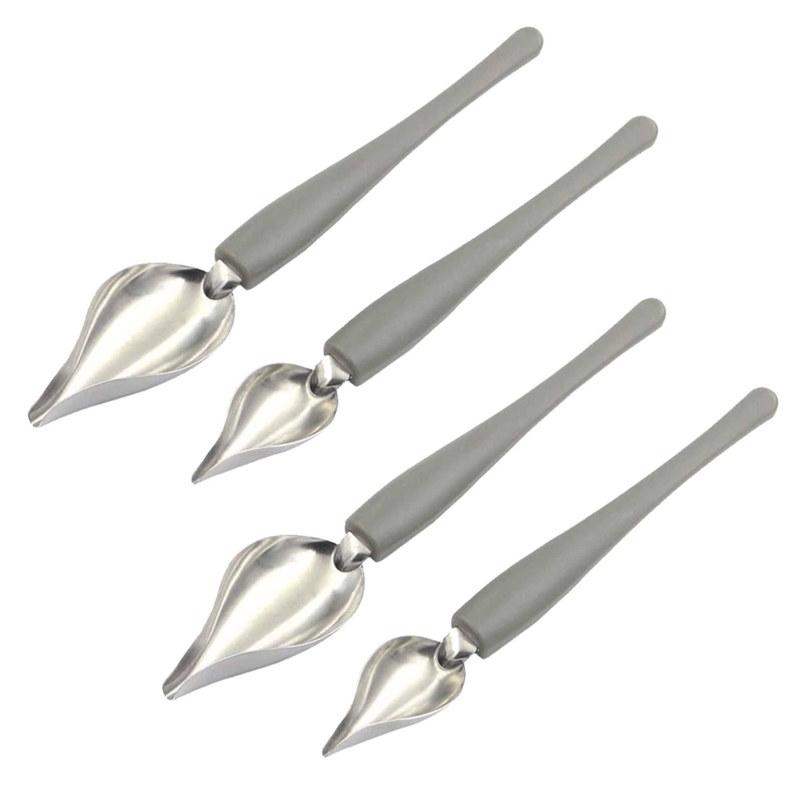 Sauce en Acier Inoxydable Cuillère de Peinture Pâtisserie Dessert 4pcs