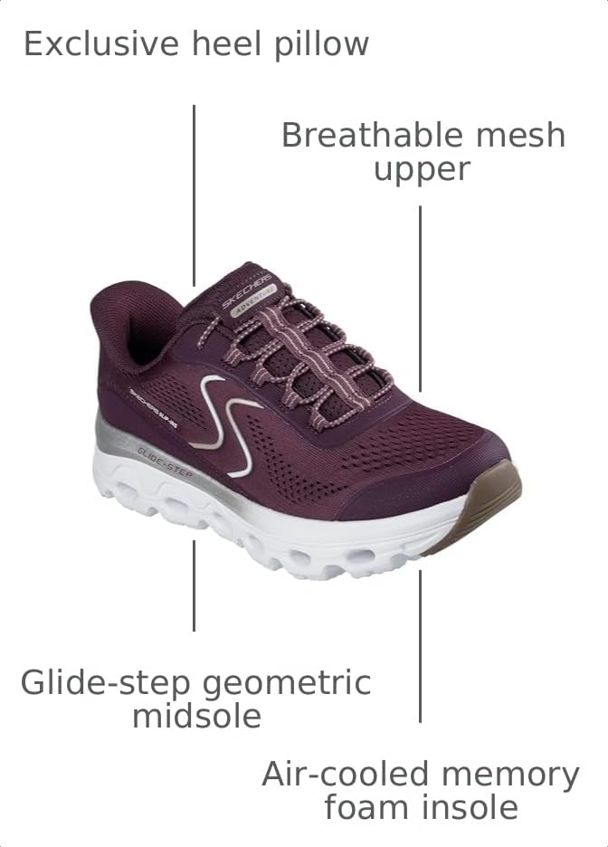 Image of Skechers Women's Glide Step Sole Hands Free Slip-Ins Sneakers