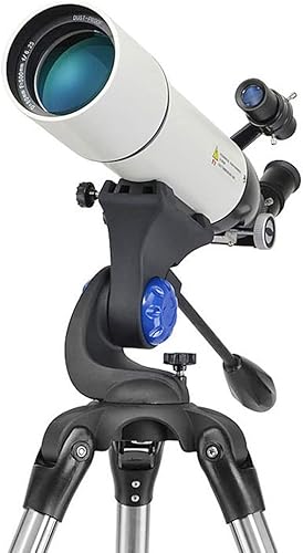 Telescopio para adultos, 3.150 in de apertura, 19.685 in de longitud focal, telescopio refractor para principiantes de astronomía, telescopios de
