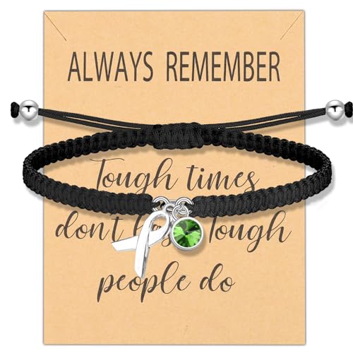 Bracelet maladie mentale et lymphome pour exprimer votre solidarité