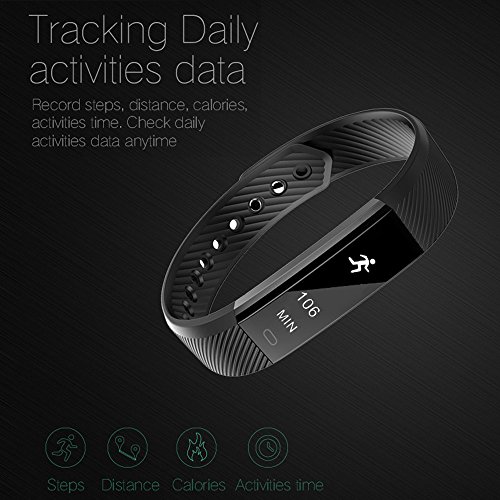 J. Mosuya fitness tracker con cardiofrequenzimetro...