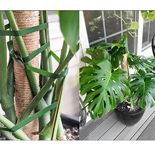 Leecogo Juteseil, 4 mm Stark, 50 m Lang, Robustes und Dickes Bindfaden, für Gartenarbeit, Kunst, Handwerk, Verpackung, Bündelung, Recycling und Heimdekoration