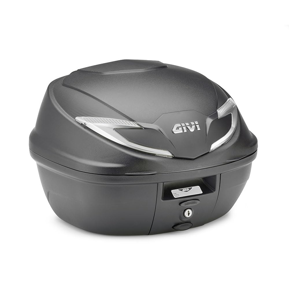 Generico B39NT TECH BAULETTO B39 NT 39L NERO CON PIASTRA UNIVERSALE compatibile con GIVI MONOLOCK ATTACCHI E SUPPORTI