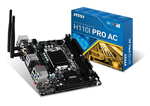 MSI H110I PRO AC Mini ITX LGA1151 Motherboard (H110I PRO AC
