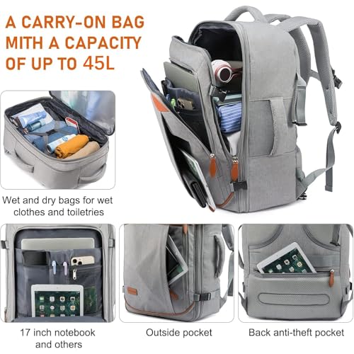 LOVEVOOK Carry on Backpack 45L