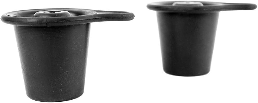 YakAttack Universal Scupper Plugs – Small/Medium, 2-Pack | Fits 1.13"–1.40" Scupper Holes | Rubber Drain Plug Set for Sit-On-Top Kayaks | Yak Attack USA-Made