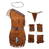 Set von indischen Indian Kostüm Outfit der Frauen