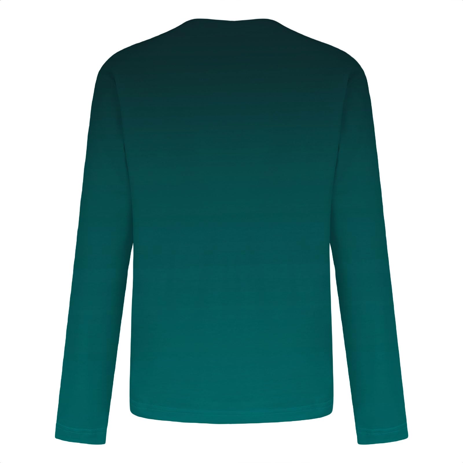 Tenue d'automne pour femme - Ensemble pyjama long dégradé de couleurs | Co Ord Ensemble de pyjama 2 pièces pour femme à manches longues et col rond et taille élastique